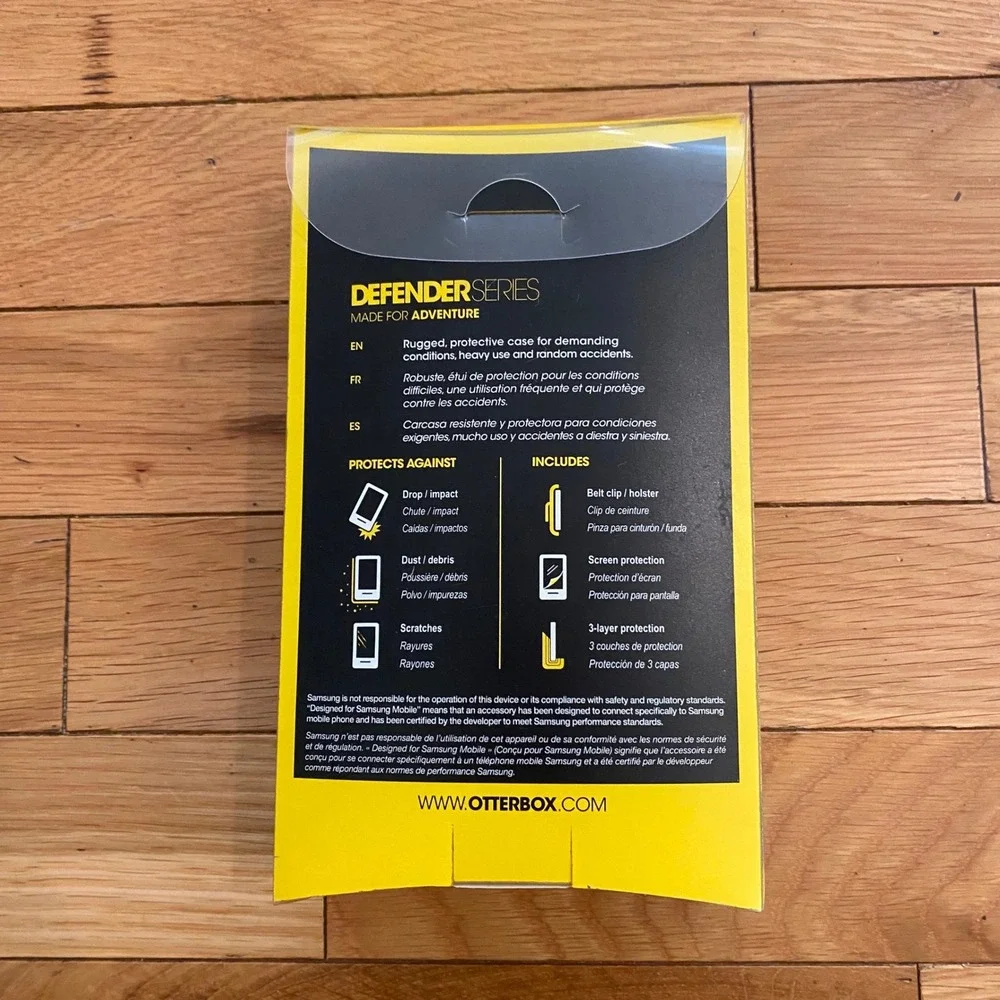 OtterBox Defender Series Case Samsung Galaxy S5 Black Rugged‎ Holster NEW